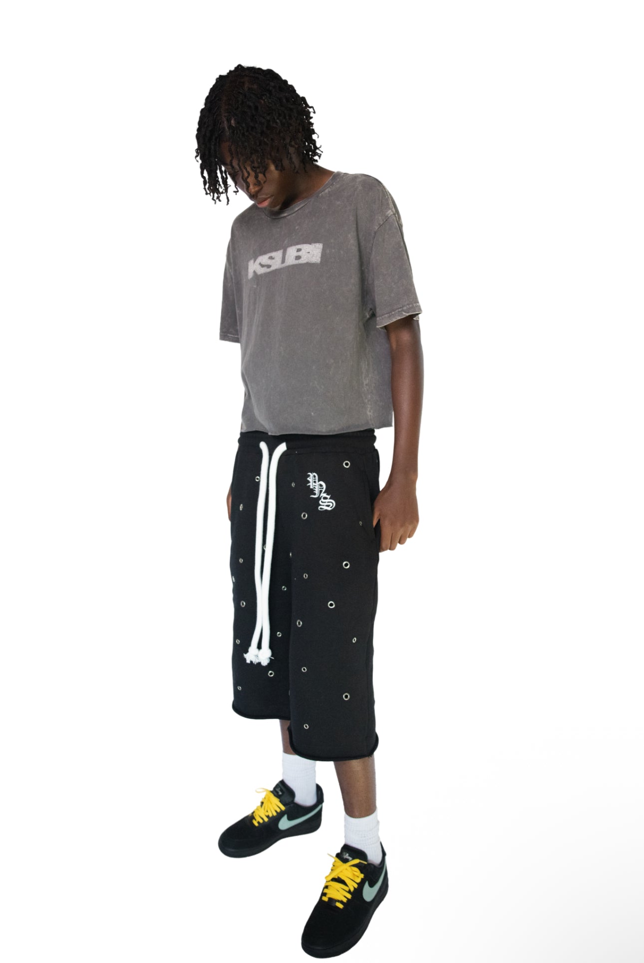 Metal Eyelet Shorts
