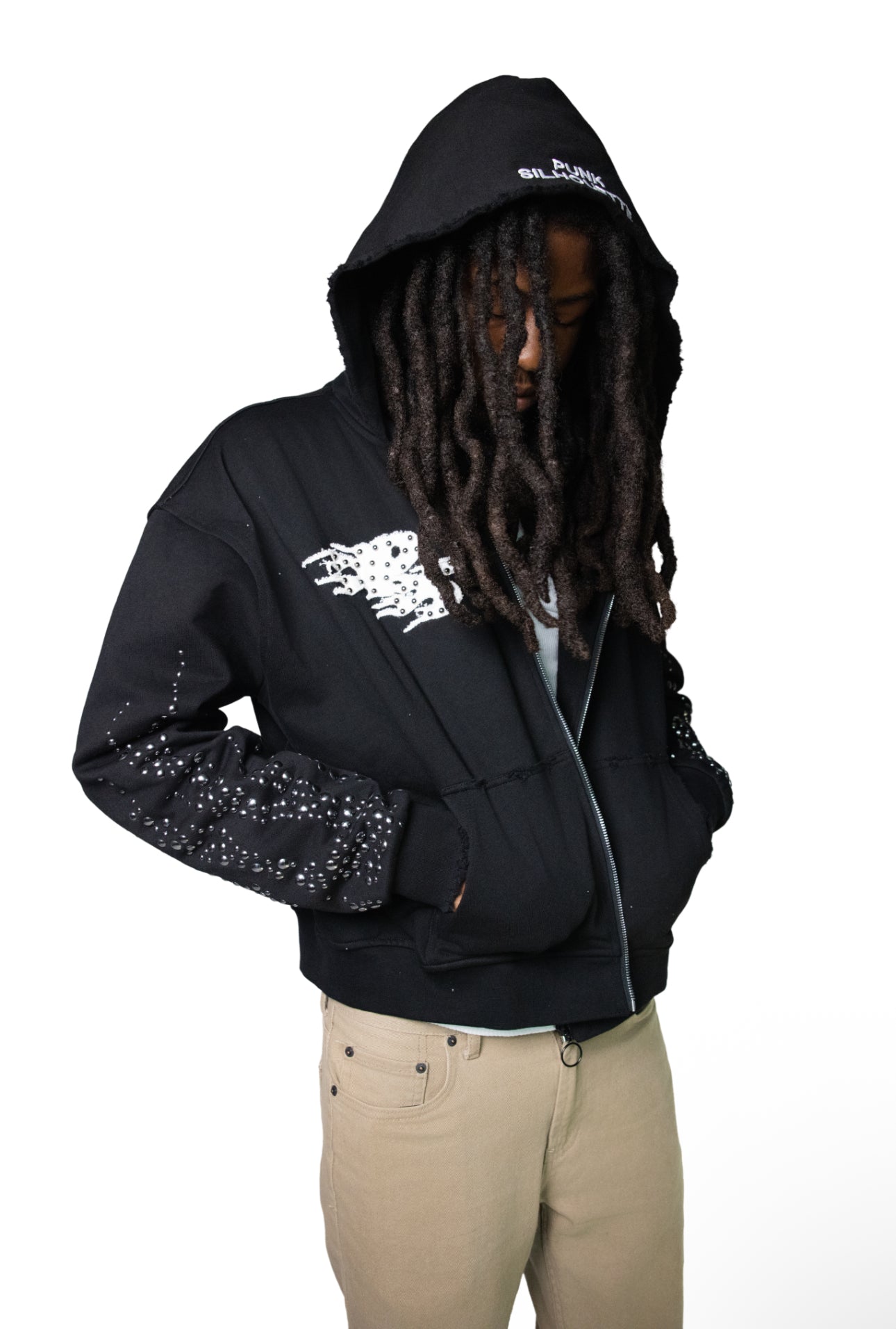 Metal Stud Hoodie