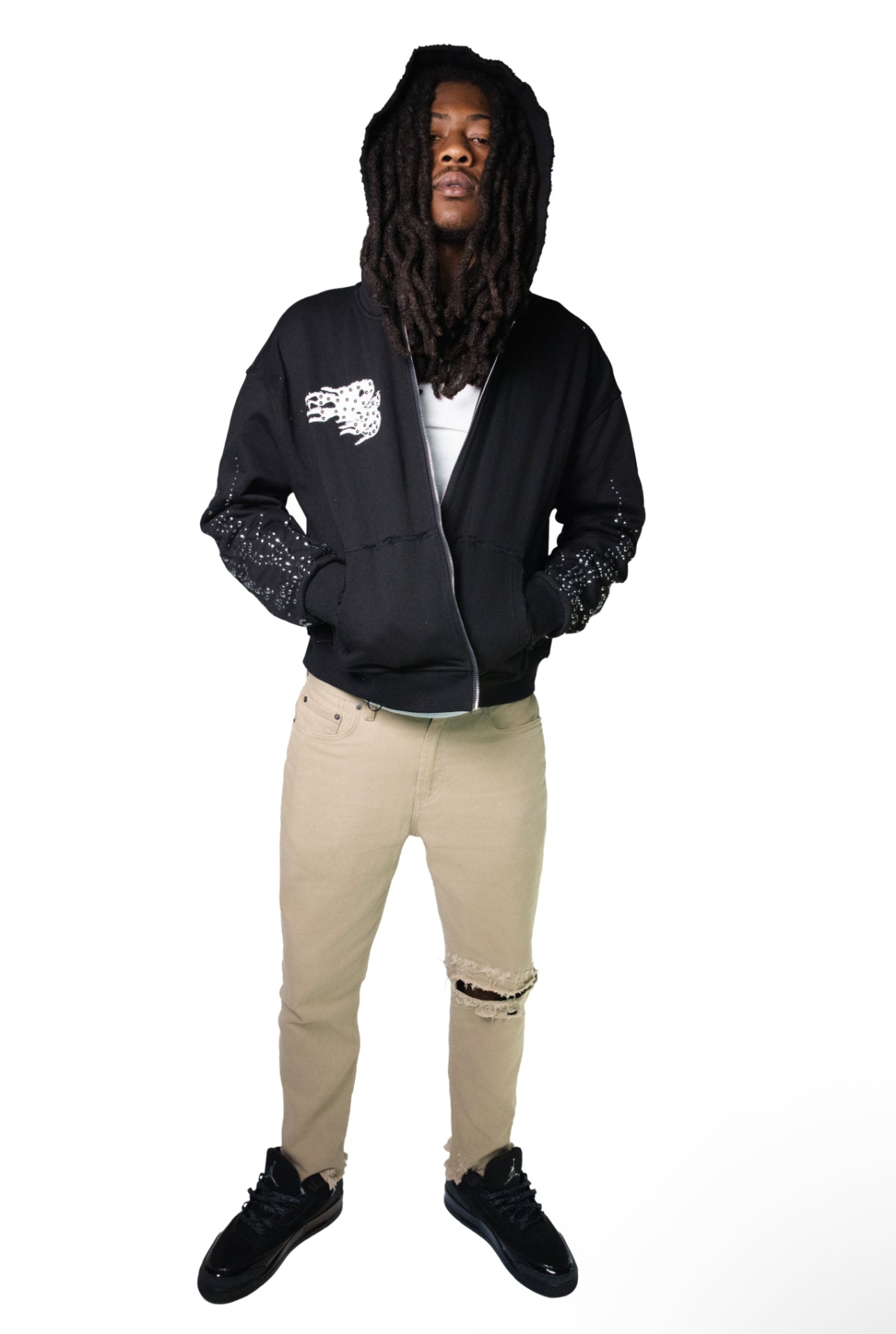 Metal Stud Hoodie